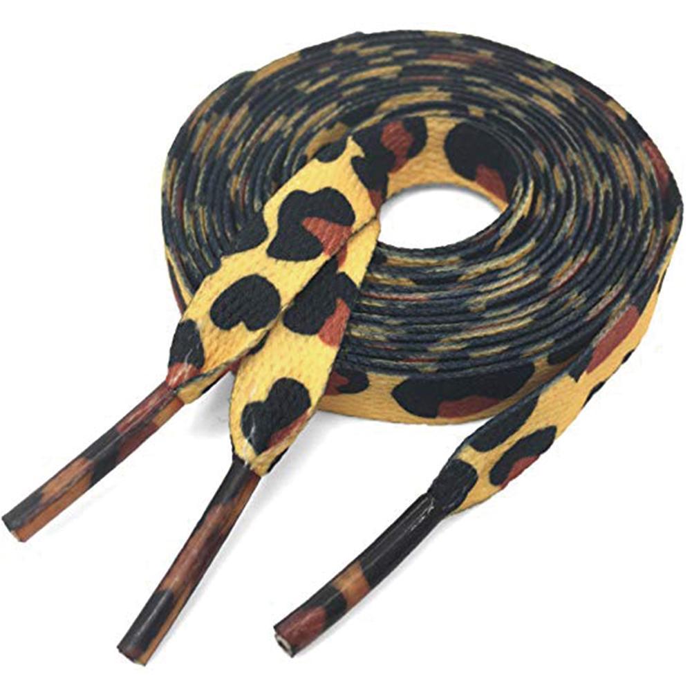 leopard shoe strings
