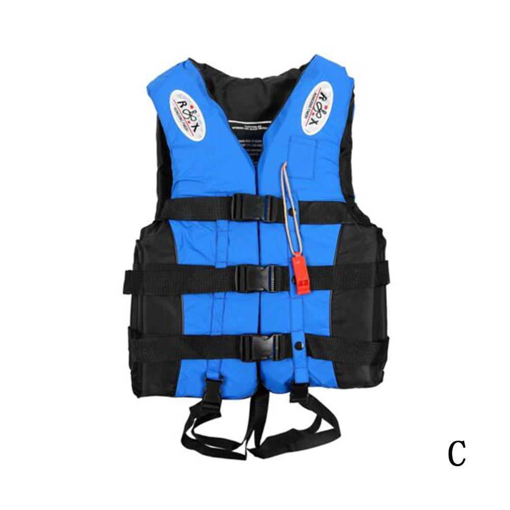 Portable adult children swimming buoyancy vest life jacket kayaking aid ...