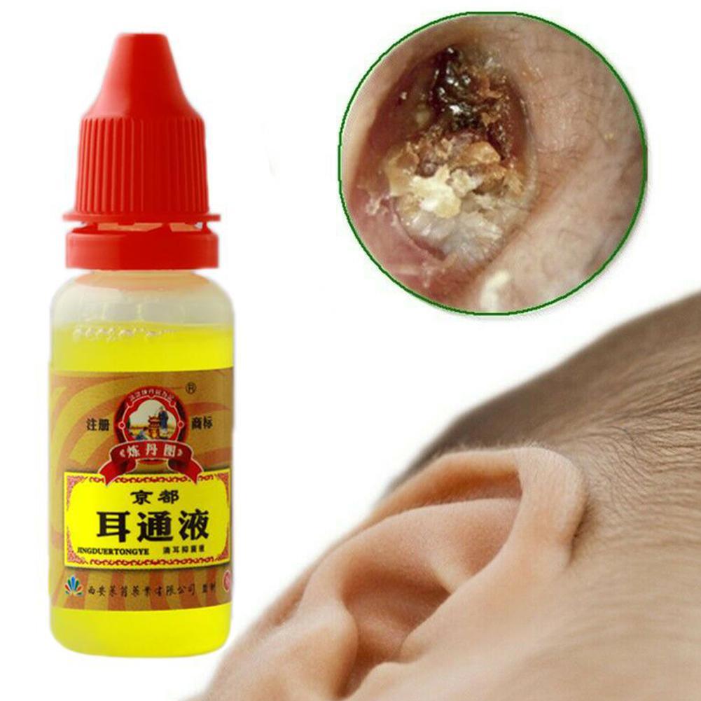 Ear Acute Otitis Drops Chinese Herbal Medicine for Ears Tinnitus