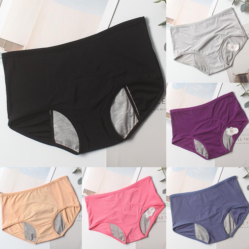 Womens Menstrual Period Leakproof Physiological Pant Briefs Seamless Panties DE