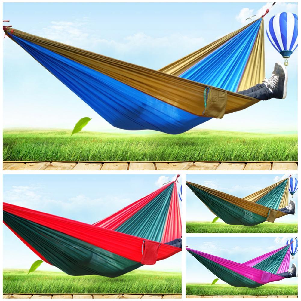 Garden Camping Canvas Hammock Lightweight Hang Bed Outdoor