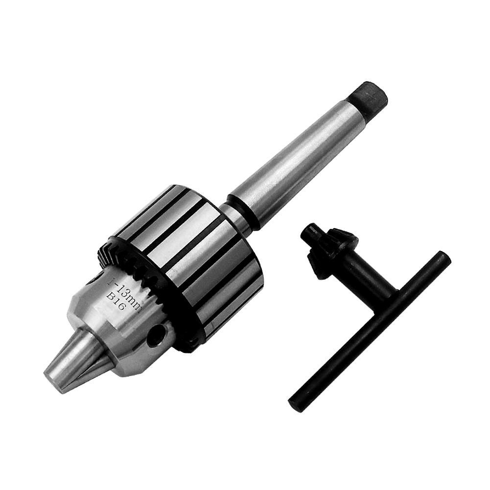5//8/" Heavy Duty Self Tighten Drill Chuck MT2 Shank Arbor Keyed Milling Tool 3-16