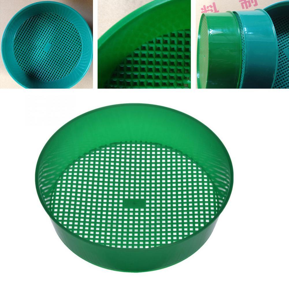Green Plastic Garden Sieve Riddle Sifter For Compost Soil Gravel Stone Hot UK