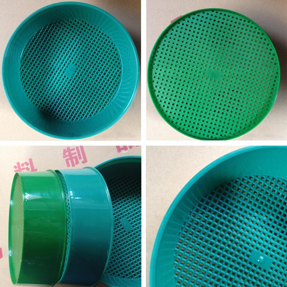 Large Plastic Garden Sieve 10mm Soil Stone Seed Compost Sieve Black or Green