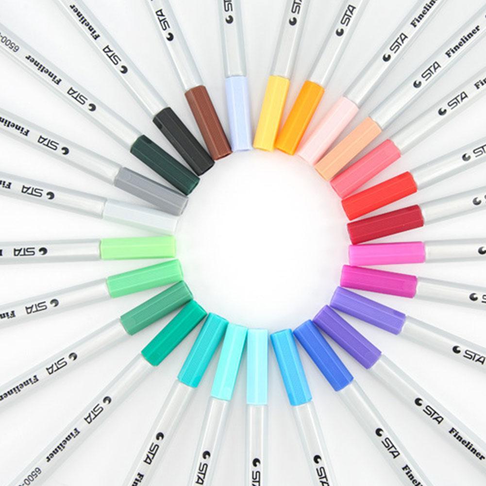 Kugelschreiber Rainbow Textmarker Fluorescent Refill Graffiti Students JIAF