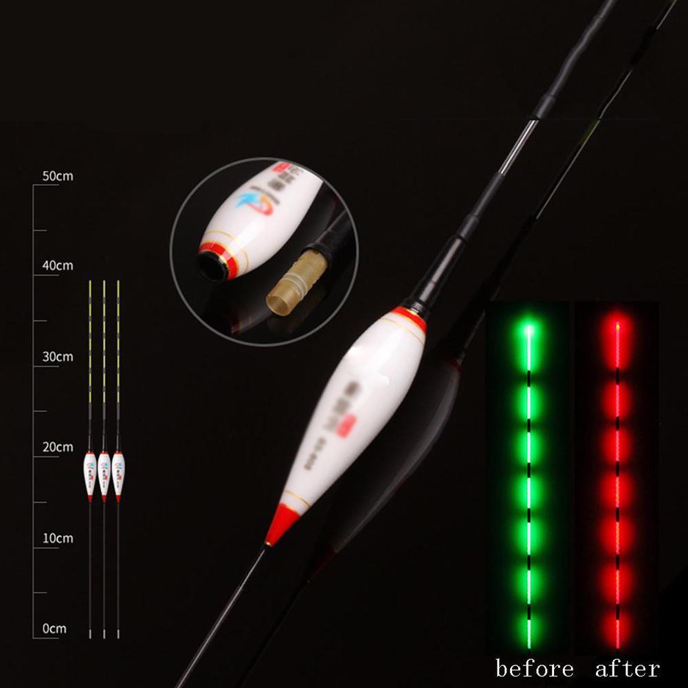 Fischen Luminous Float batteriebetriebene LEDFloat für Dark Water Night FishingY