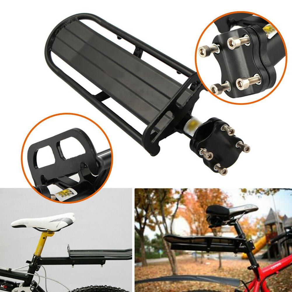 fahrrad alu gepäckträger schnellspanner-design max 50kg für mtb schwarz
