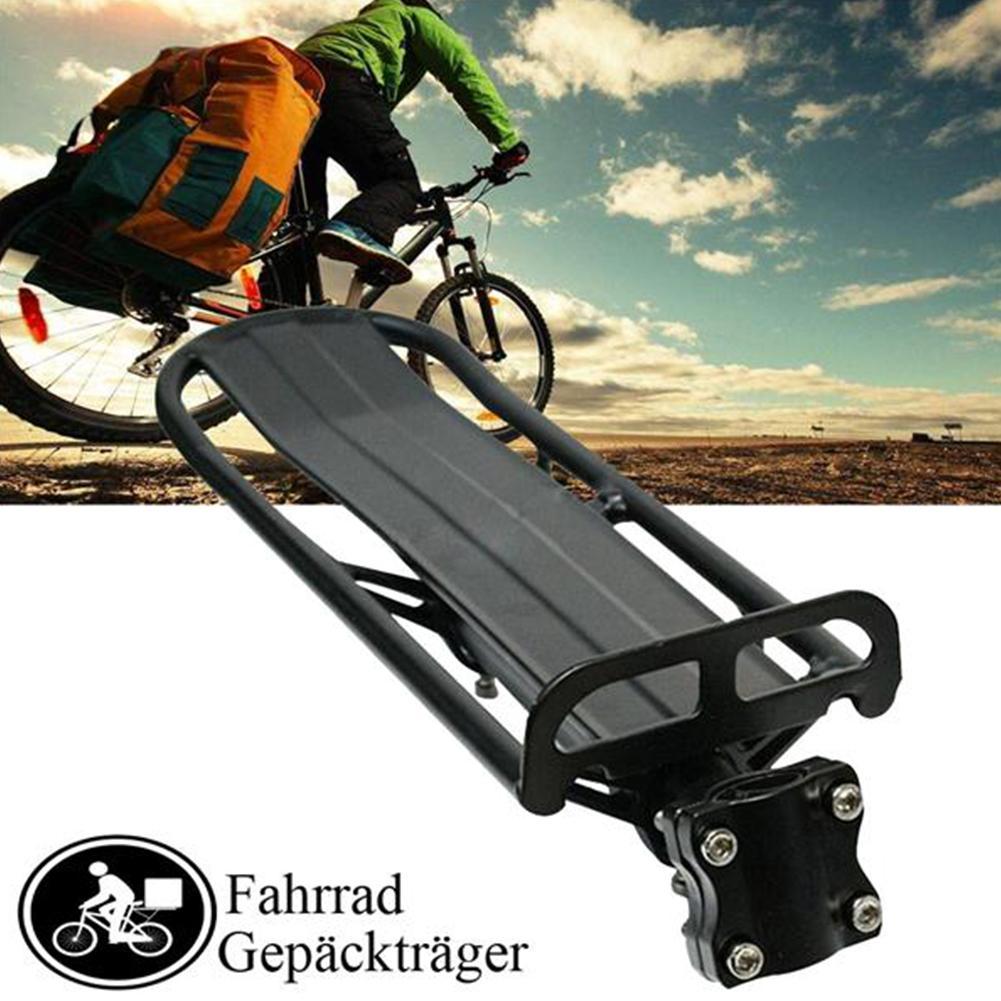 fahrrad alu gepäckträger schnellspanner-design max 50kg für mtb schwarz