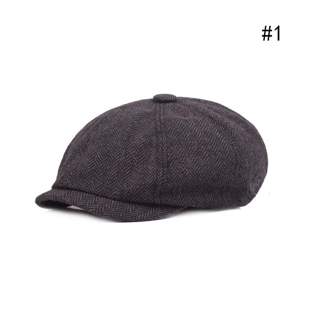thumbnail image 3 of Wartleves Gorra Hombre Barett Hute Schiebermütze Efeu Cabbie Baskenmütze Newsboy F1Z, 3 of 7