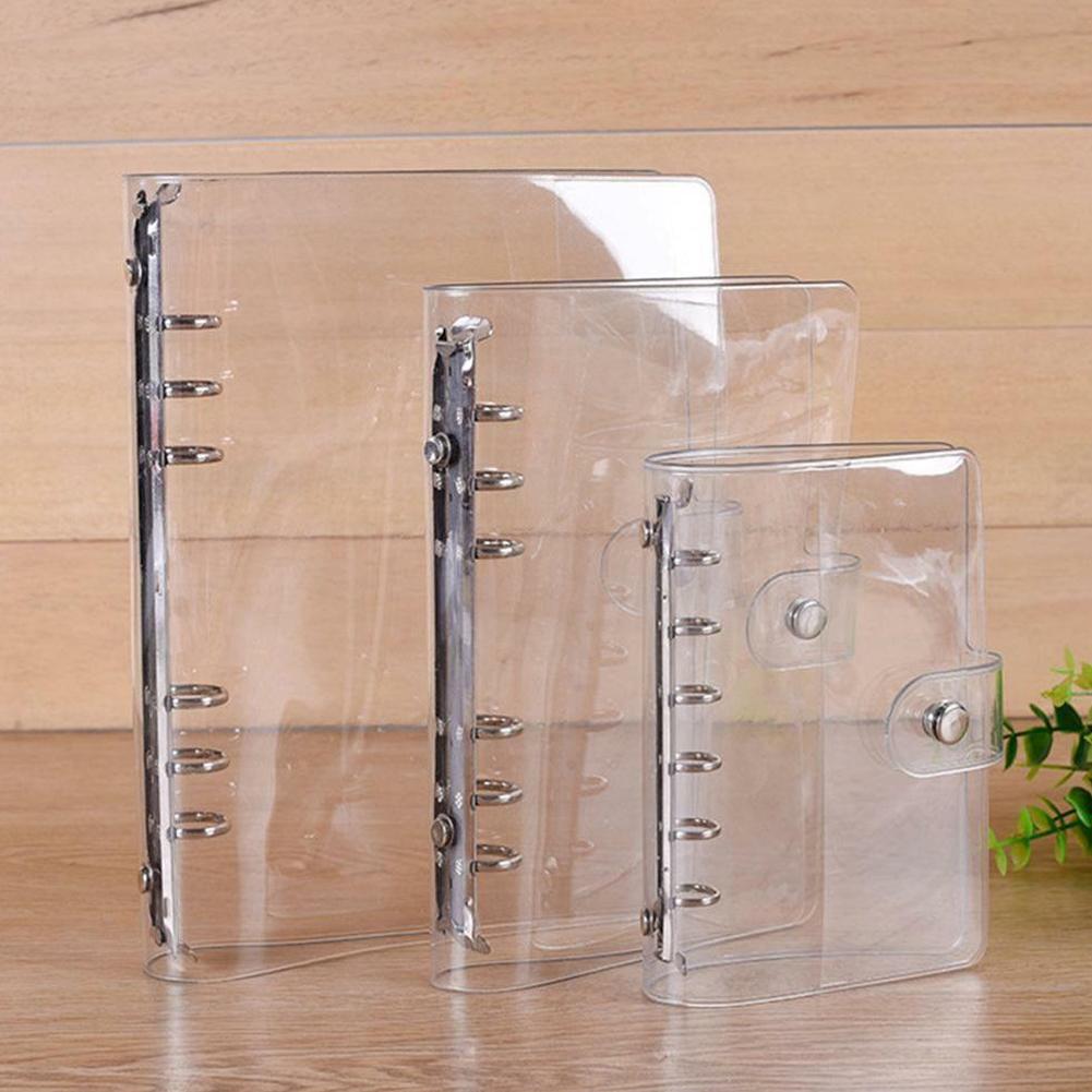 A6 A7 Transparent Blatt Ringbuch Notebook wöchentliche Student Planner A5