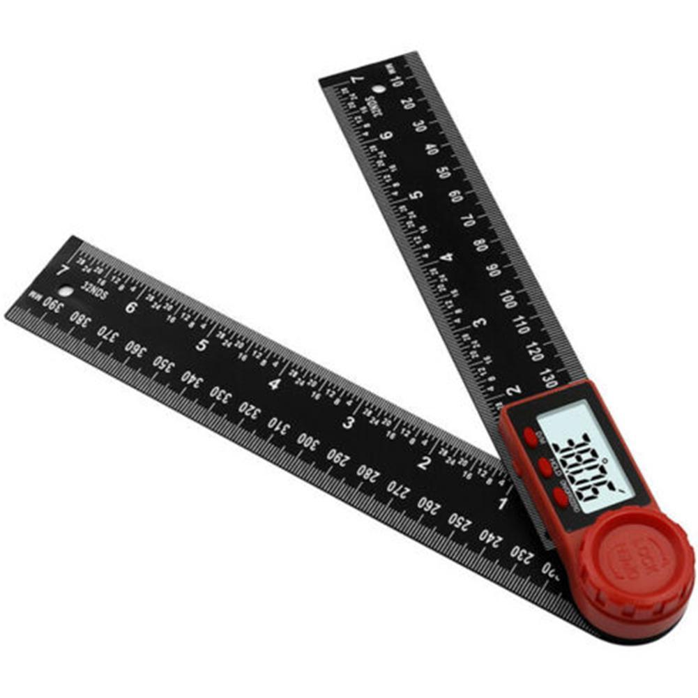 2in1 200mm Digital Protractor Angle Finder Ruler Crown Woodworking Trim D3O0