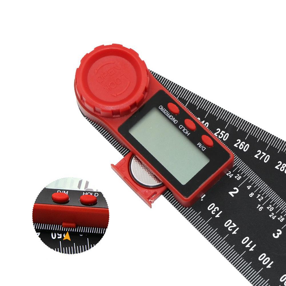 2in1 200mm Digital Protractor Angle Finder Ruler Crown Woodworking Trim D3O0