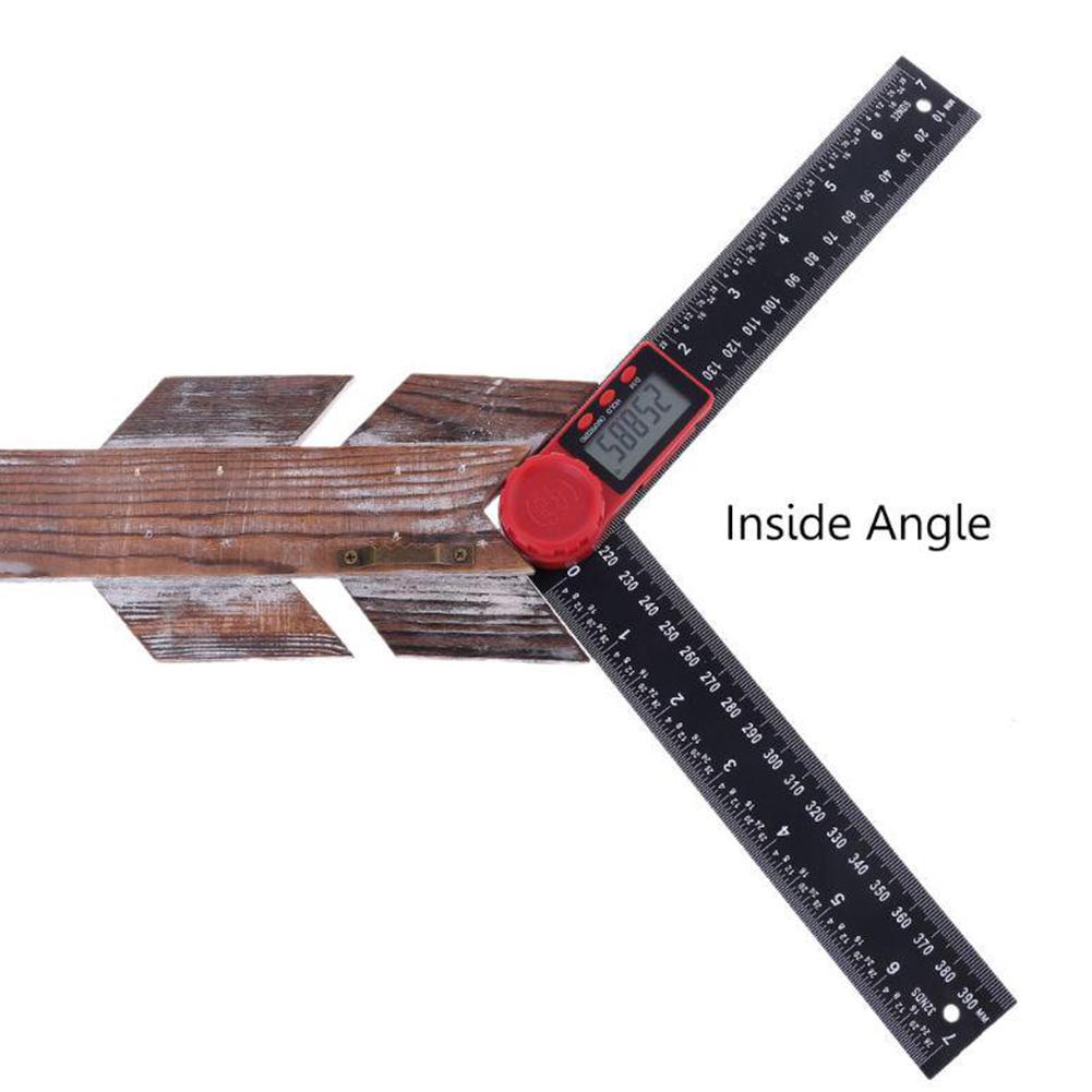2in1 200mm Digital Protractor Angle Finder Ruler Crown Woodworking Trim D3O0