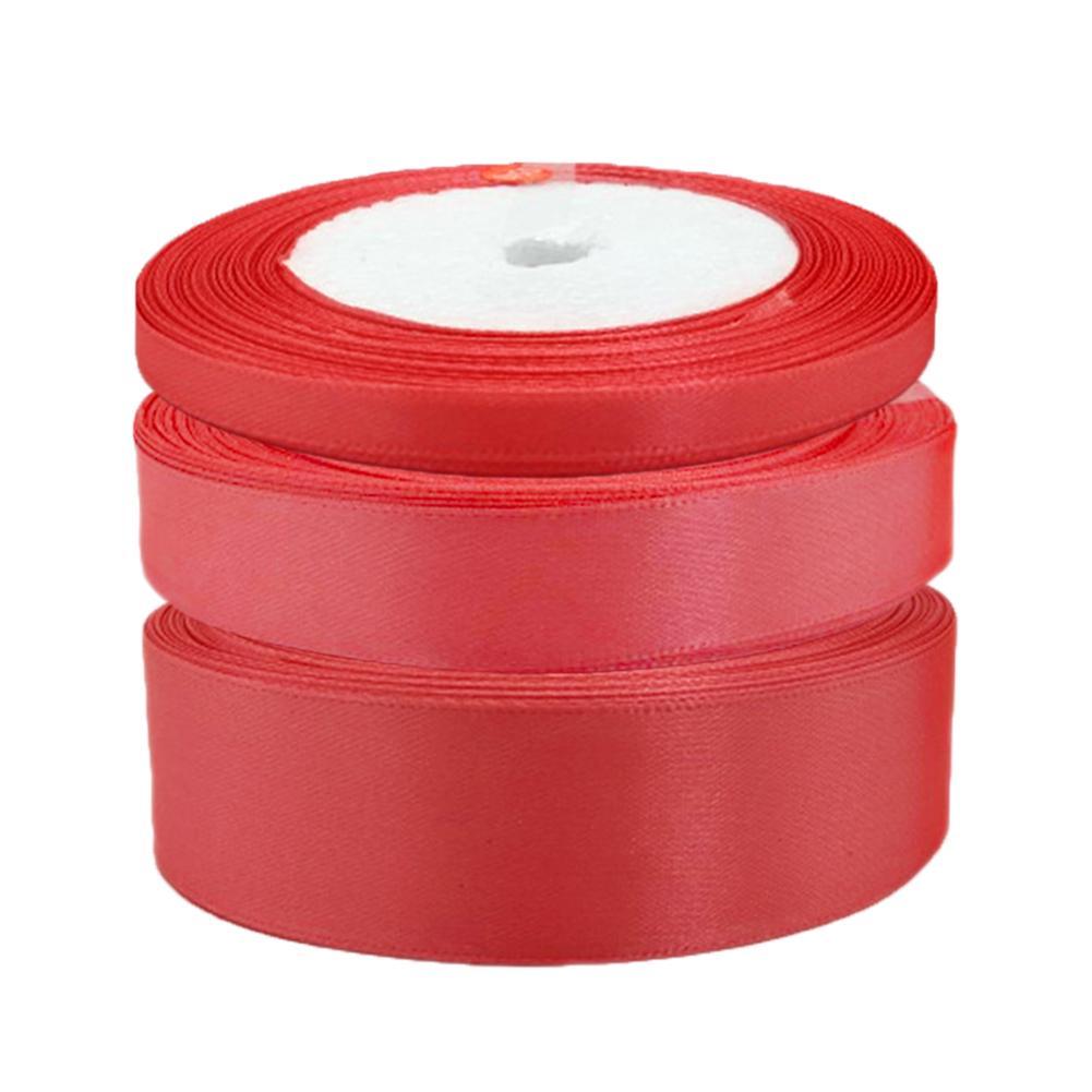 Sliver Wrapping Weihnachten Dekorative DIY 6mm ^ 25yards Seide Satinband Gold