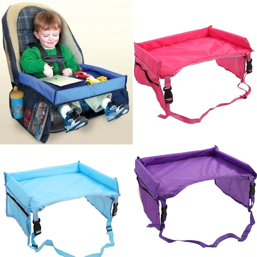 Details About Baby Kids Toy Food Water Holder Desk Children Portable Table For Car Storage