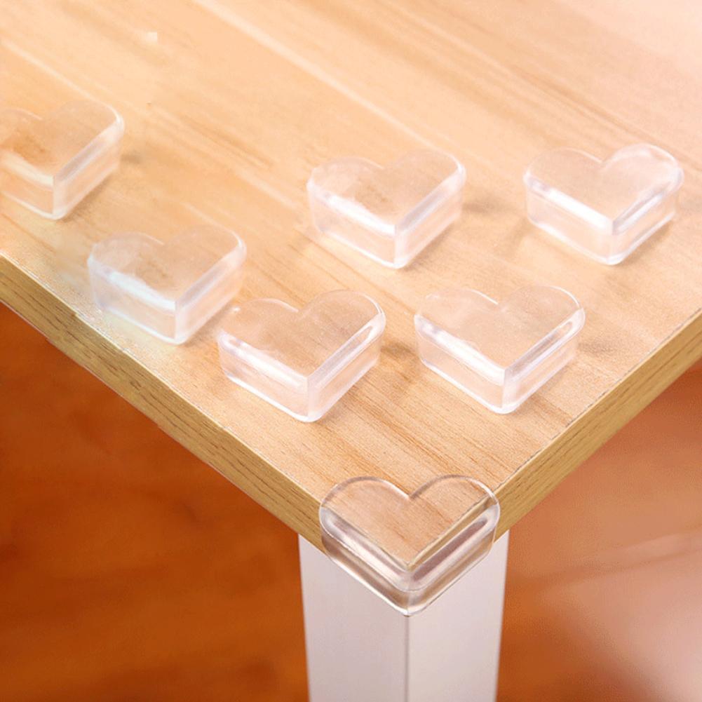 DEDC 20 Pieces Clear Corner Protectors Spherical for Kids Baby Proofing Table Corner Guards Furniture Sharp Corners Baby Safety Protectors with Strong Adhesive Tape