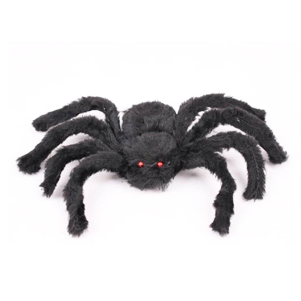 Plush Giant Spider Decor Halloween Haunted House Garden Props 30/75/125 ...
