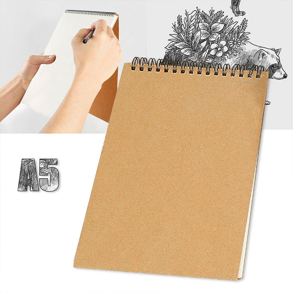 A5 Sketch Pad Art Craft Paper Doodle Drawing Colouring Sketching Book 30 Sheets