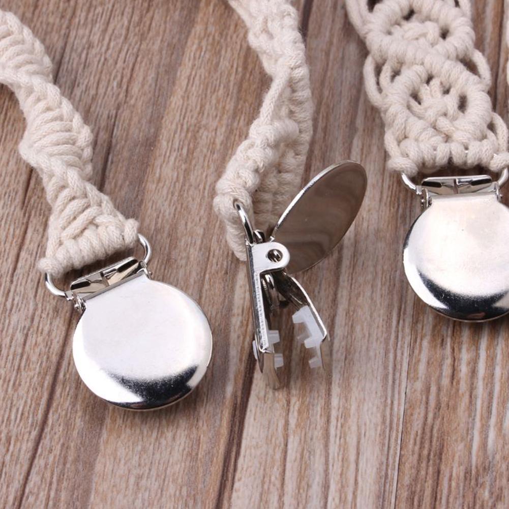 Geflochtene baumwolle schnullerkette schnullerketten schnullerband baby zug Y6C5
