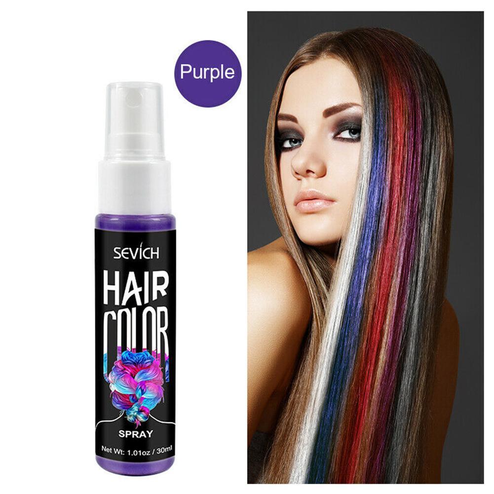 5color Sevich One Time Dye Liquid Spray Hair Color Spray Hair