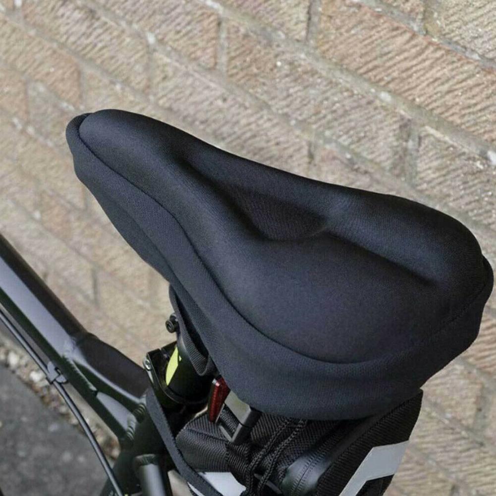 Soft Saddle Pad Cushion Cover Gel Silicone Seat for Mountain Bike Bicycle