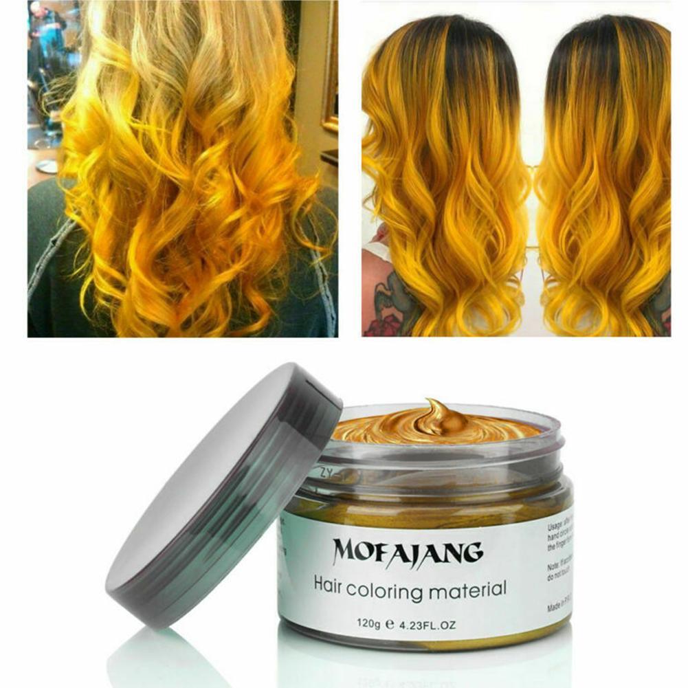 Unisex Diy Hair Color Wax Mud Dye Cream Temporary Modeling 7