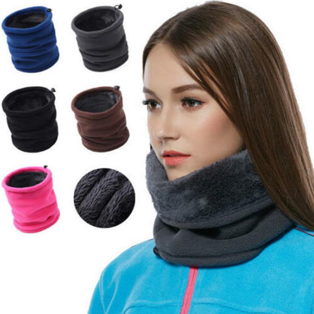 Thermal Polar Wolle Snood Halswärmer Gamasche Schal Warm Winterski Männer Frauen