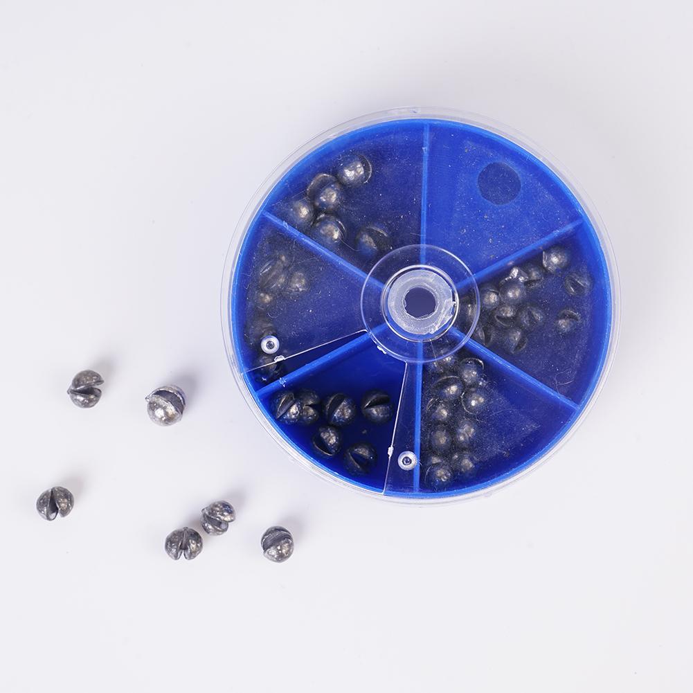 SPLIT SHOT 7 COMPARTMENT DISPENSER LEAD SHOT FLOAT FISHING SHOT SINKER