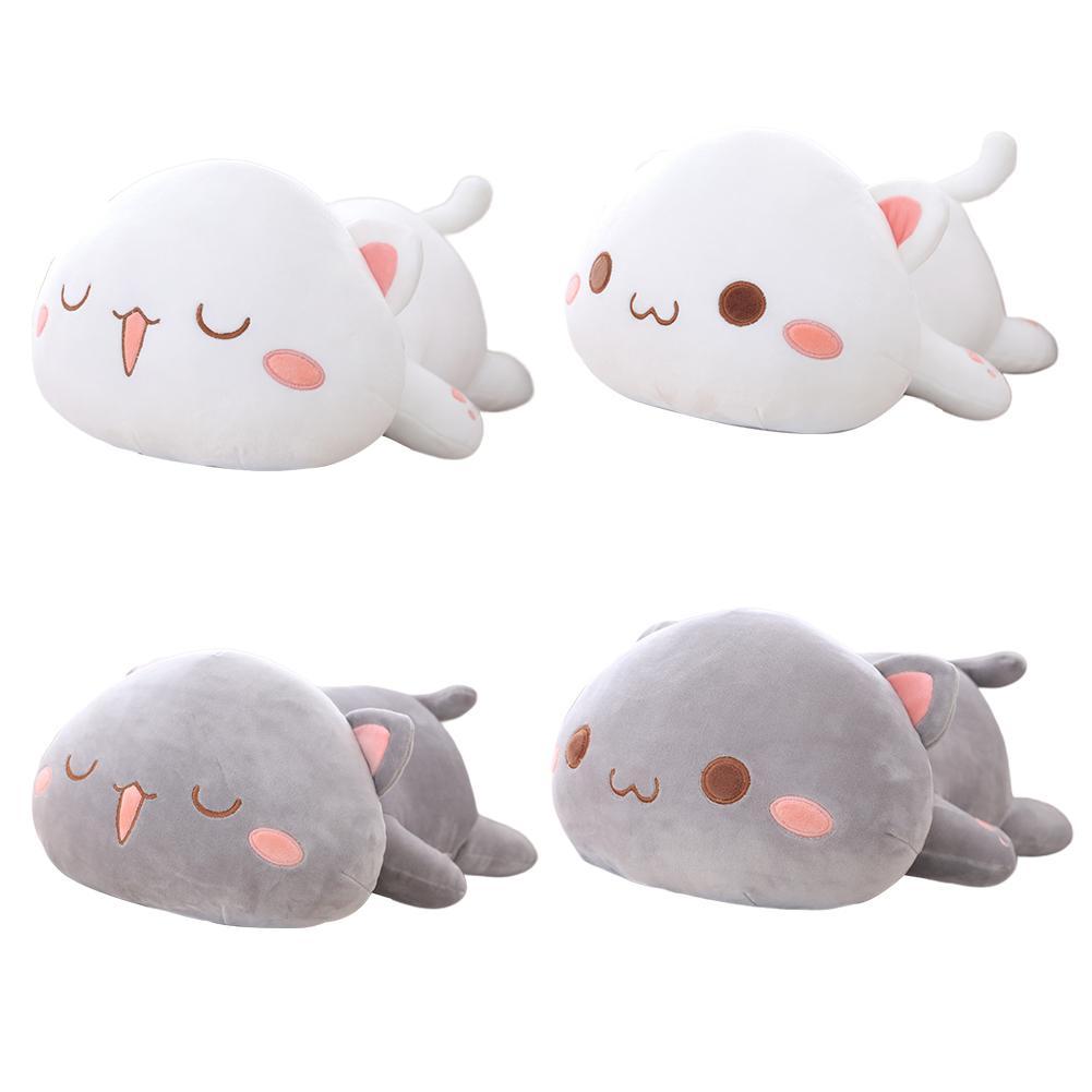 lying cat plush