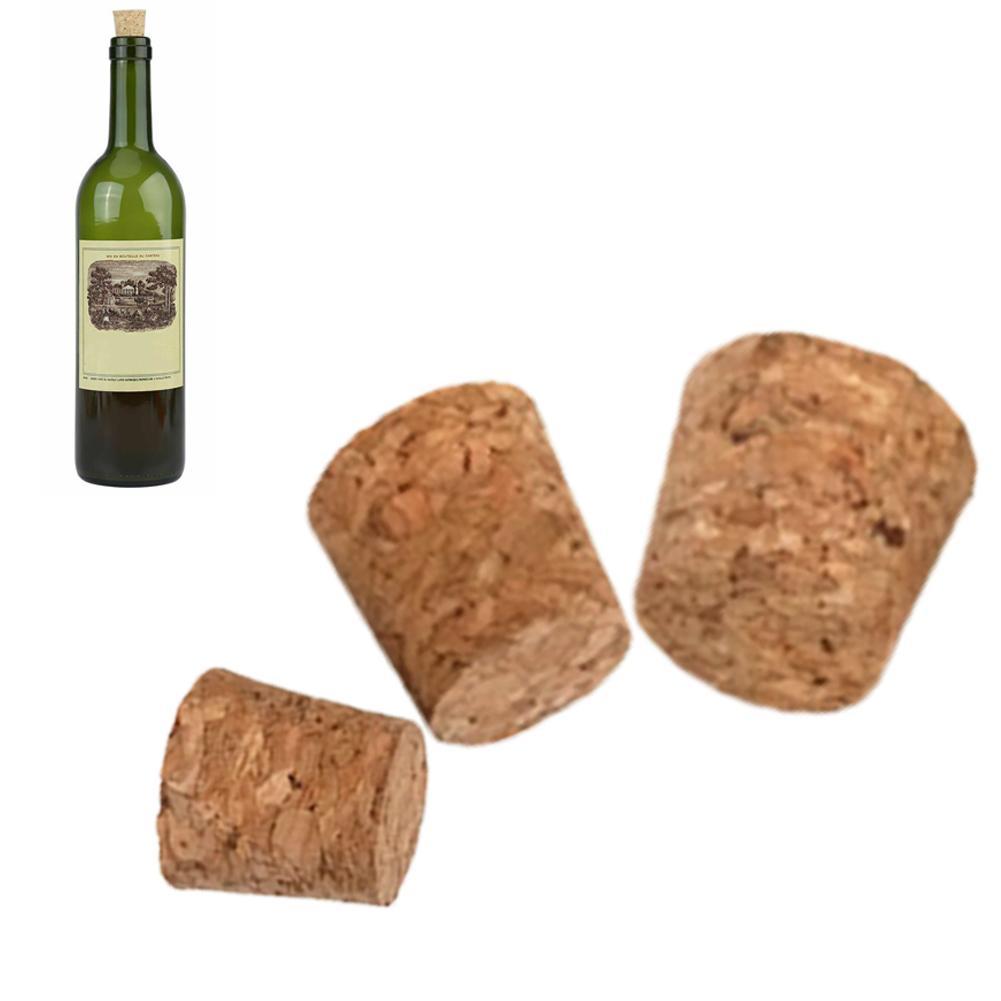 10pcs Tapered Natural Cork Bottle Stoppers Wine Corks Crafts