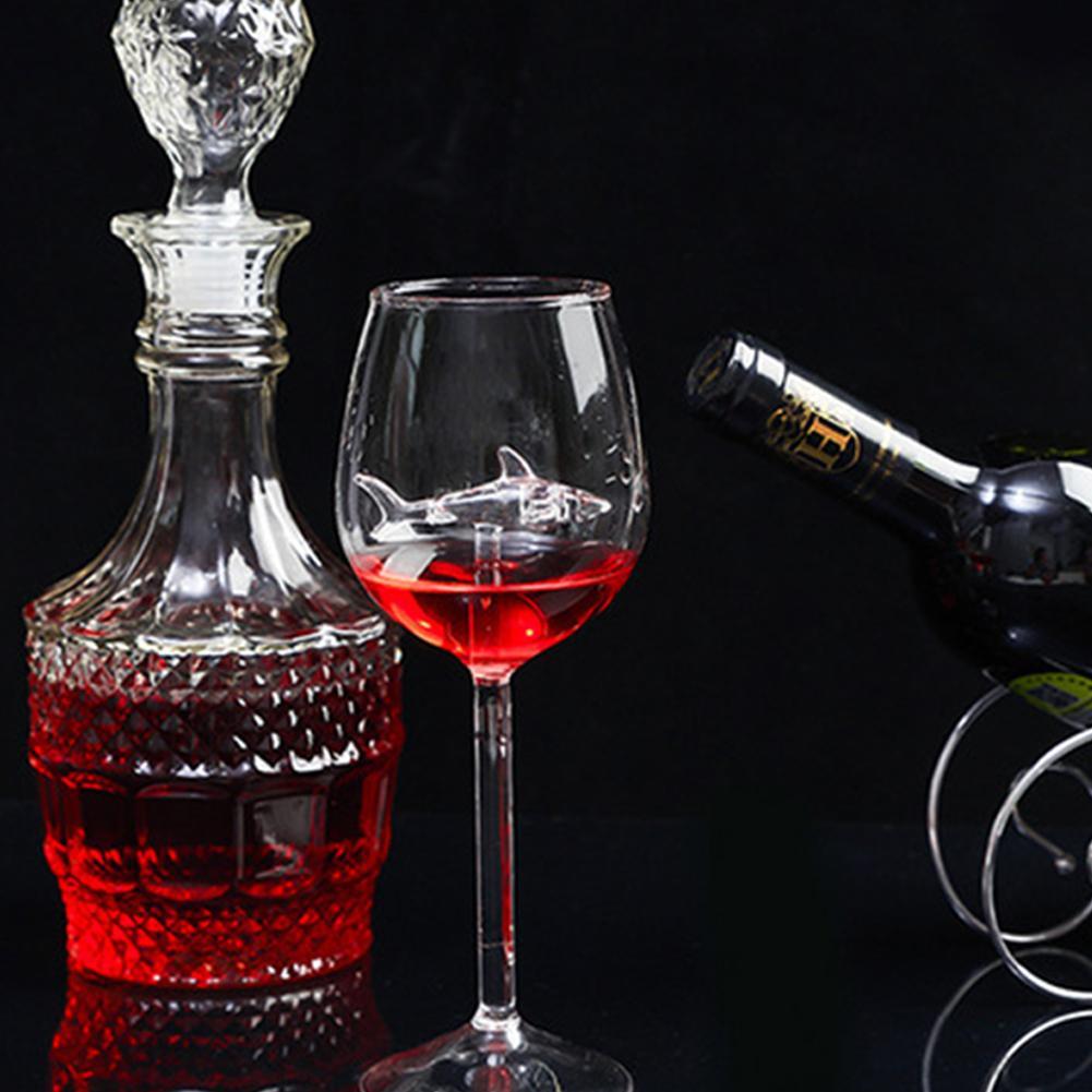 Fine European Crystal Glass Shark Red Wine Glasses Cup Glass 300ml