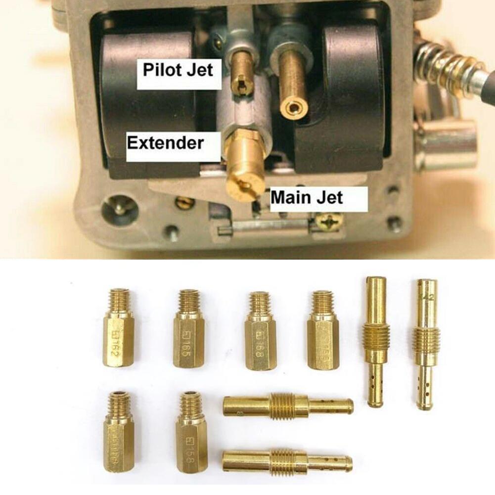 30# Slow Jet Nibbi Motorcycle Carburetor Main Nozzle Power Jet Slow Jet Main Injectors Nozzle Engine Applicable