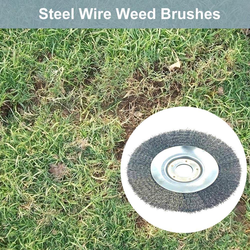 25,5 mm Unkrautbürste Stahldraht Rad Mörtel für Freischneider Ersatz Weed Eater