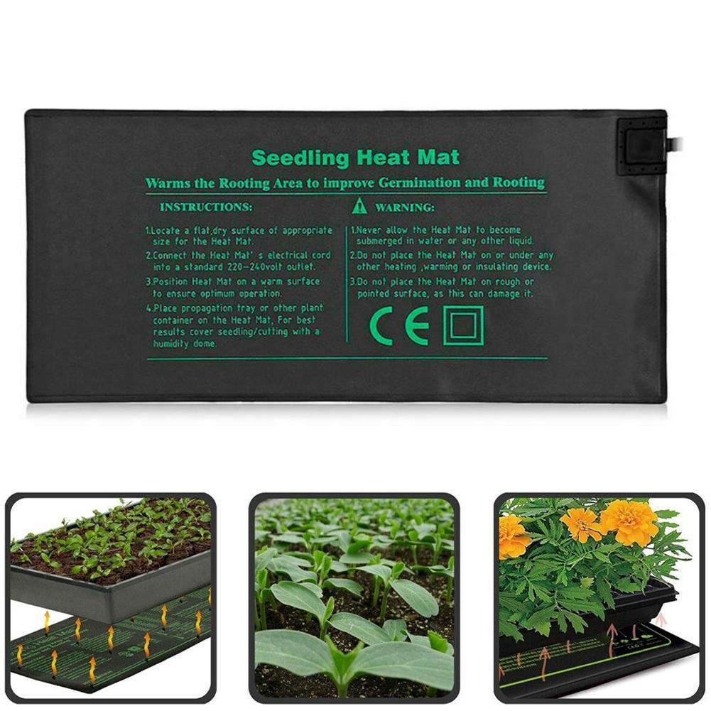 Seedling Heat Mat Plant Seed Germination Propagation Clone Starter Pad