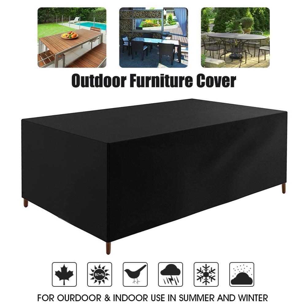 1x Waterproof Dustproof Rectangle Table Cover Patio Furniture
