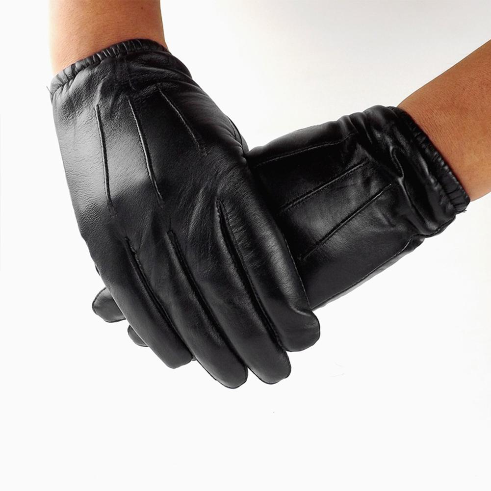 Clothing, Shoes & Accessories Fashion made with Kevlar Black Leather Gloves Security SIA Police