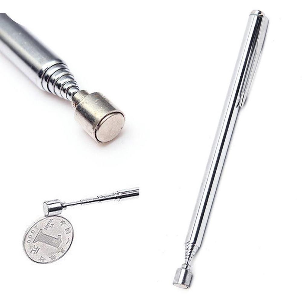 Portable Telescopic Magnetic Long Pen Pick Up Rod Tool Extending Stick Durable