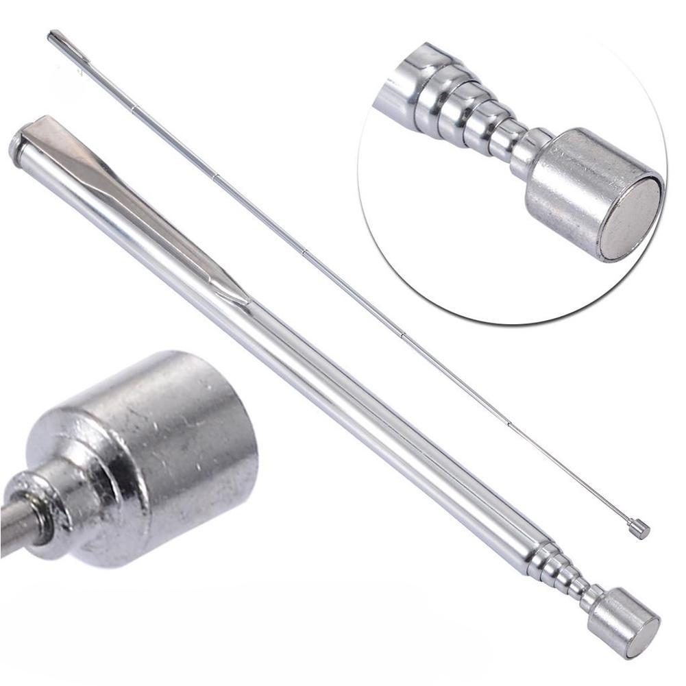 Portable Telescopic Magnetic Long Pen Pick Up Rod Tool Extending Stick Durable
