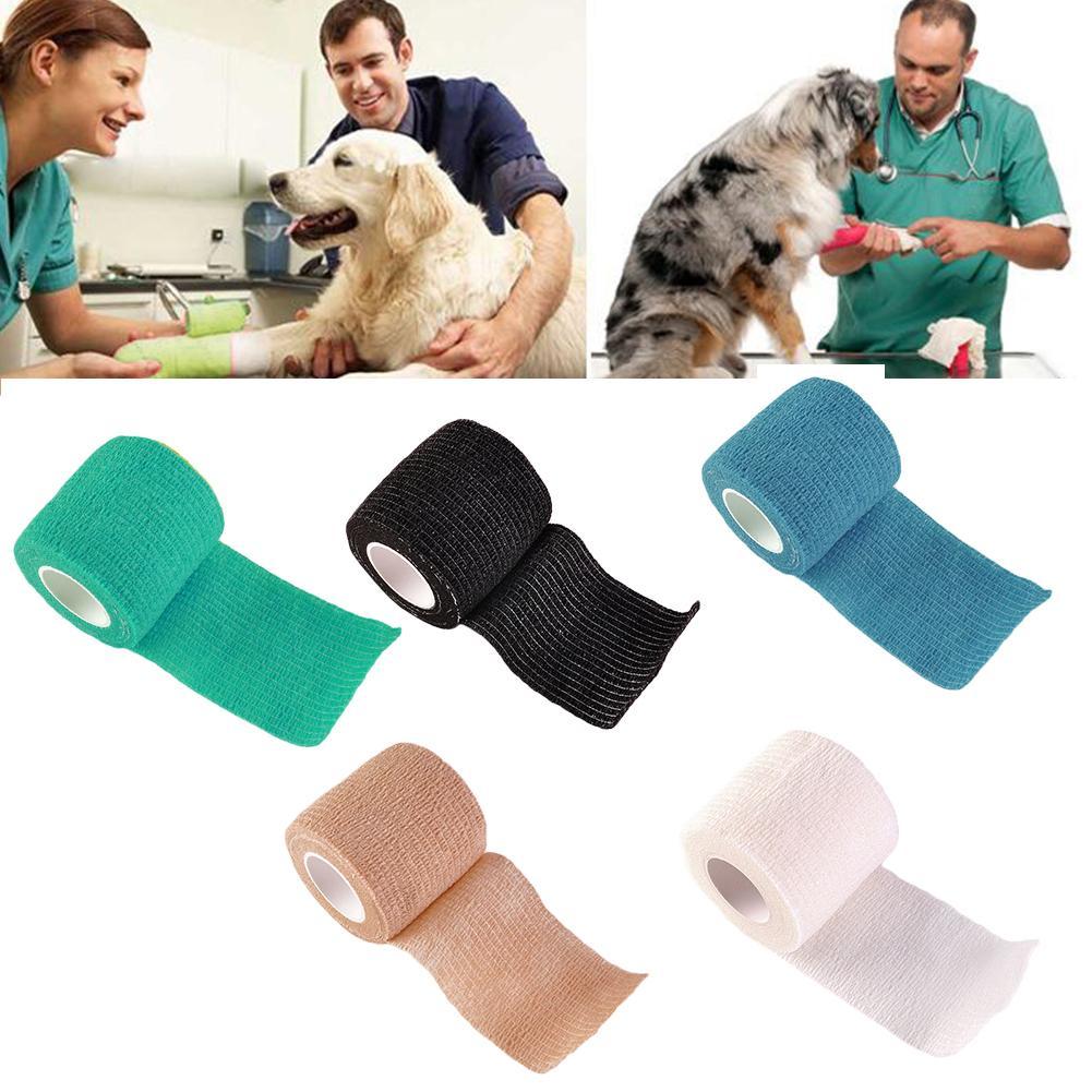 thumbnail image 4 of Ruifaya Vendaje elástico cohesivo para heridas de perros y veterinarios, cintas autoadhesivas para mascotas, suministro de envoltura D2C, 4 of 7