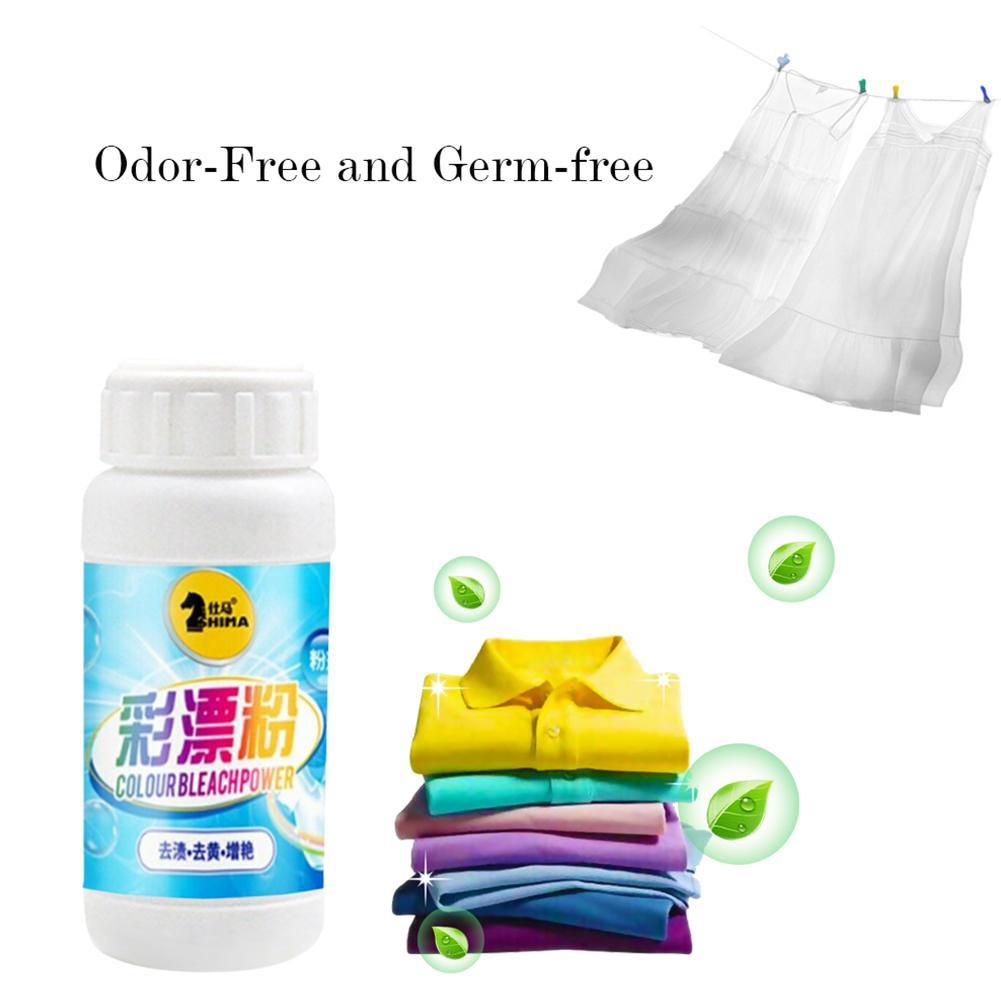 100G Laundry Stain Remover Powder Color Bleaching Whitening Strong How To Remove Yellow Bleach Stains From White Clothes 100G Laundry Stain Remover Powder Color Bleaching Whitening Strong - How To Remove Yellow Bleach Stains From White Clothes