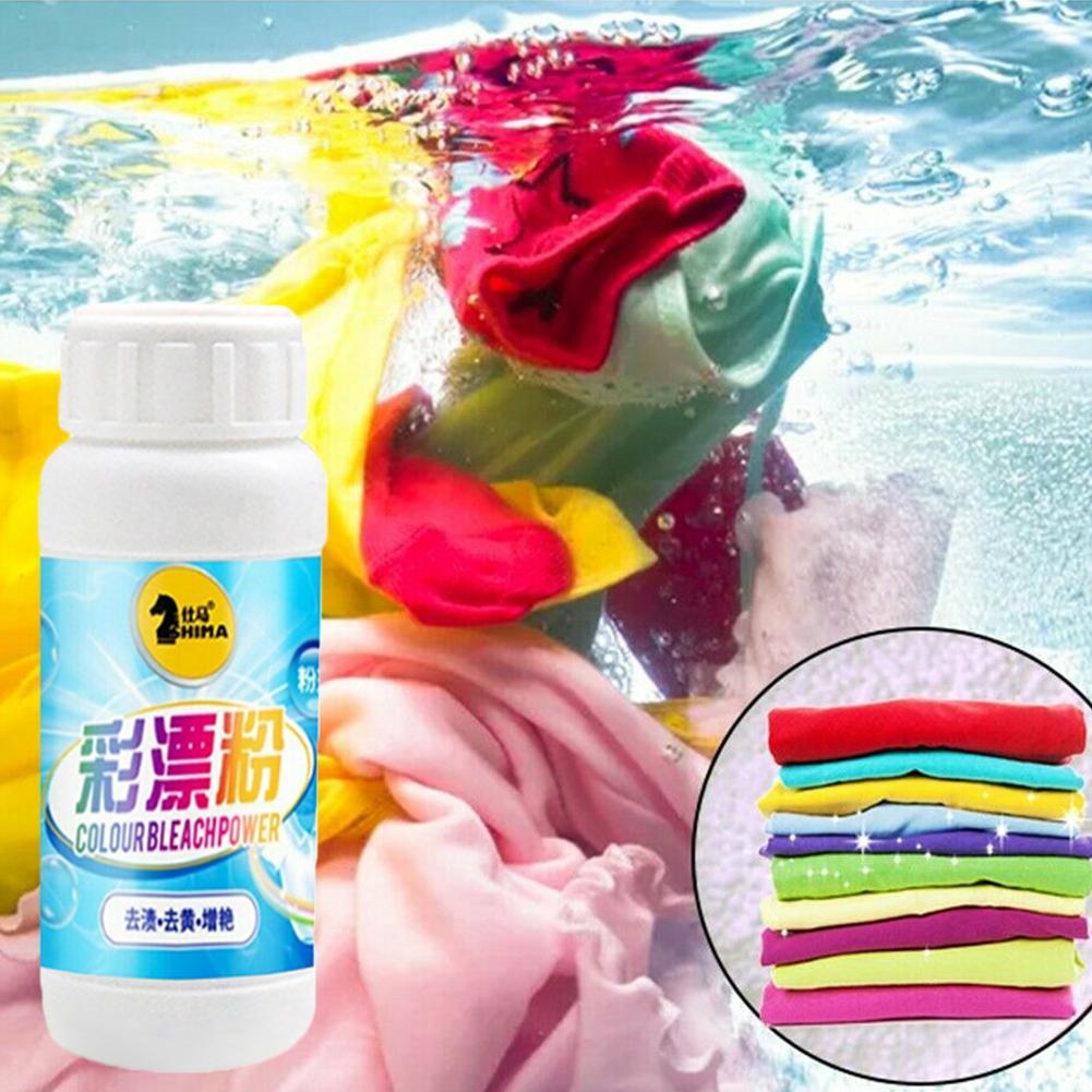 100G Laundry Stain Remover Powder Color Bleaching Whitening Strong