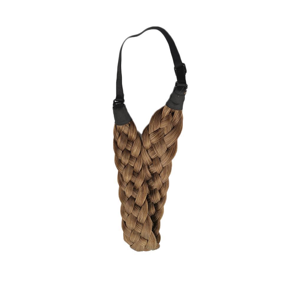 Böhmen Haarband Zopf Stirnband geflochten Flechtzopf Justierbares Haarschmu J4G0