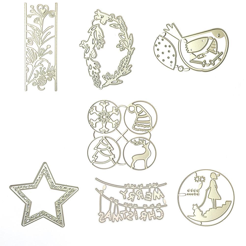 Elk Deer Cutting Dies Stencil Paper Cards Craft Embossing DIY Die-Cut Fashio HK