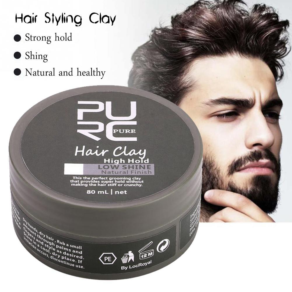 Hair Styling Clay Gel For Men Strong Hold Hairstyle Matte Pretty