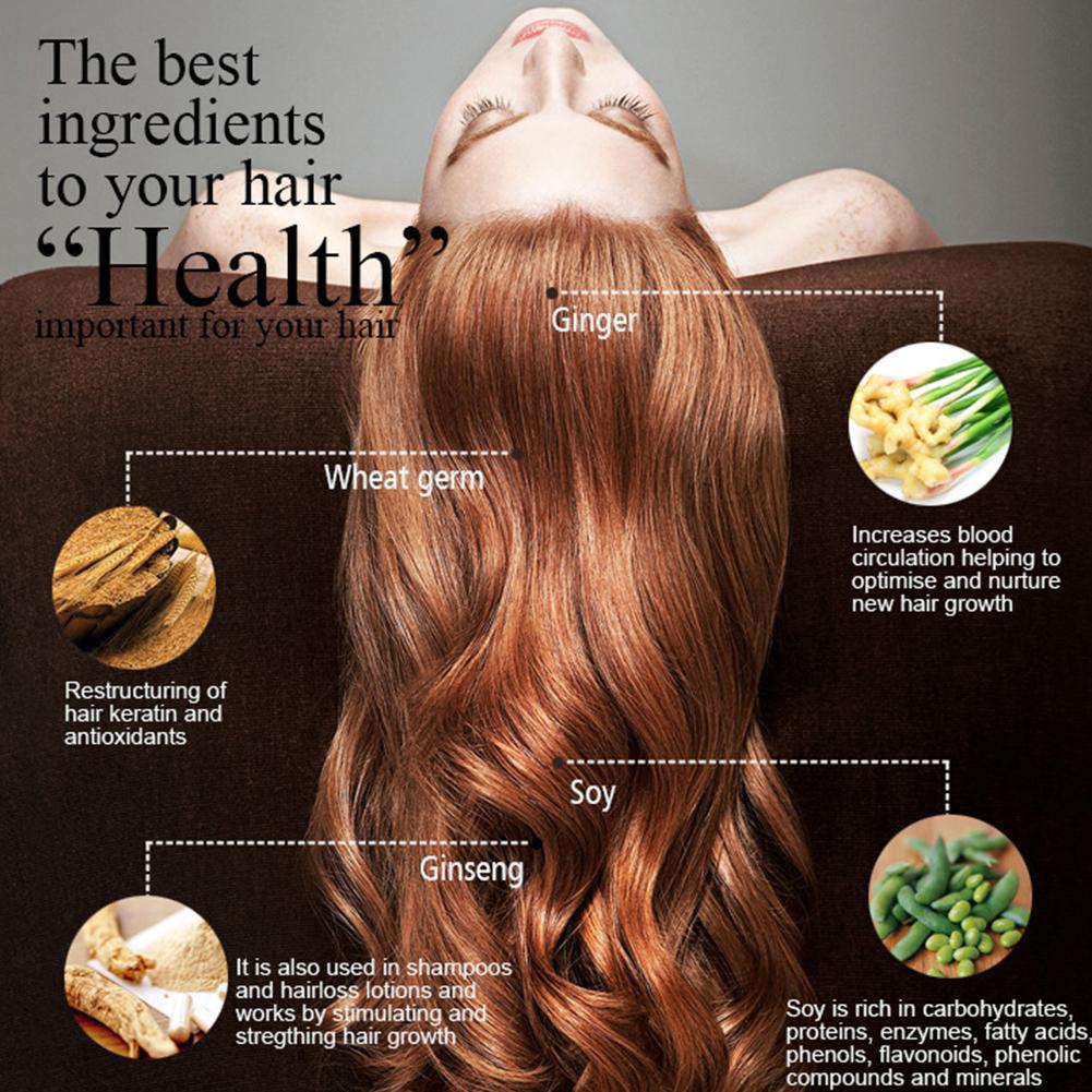 Óleo refrescante controle sólido cabelo anti-perda de