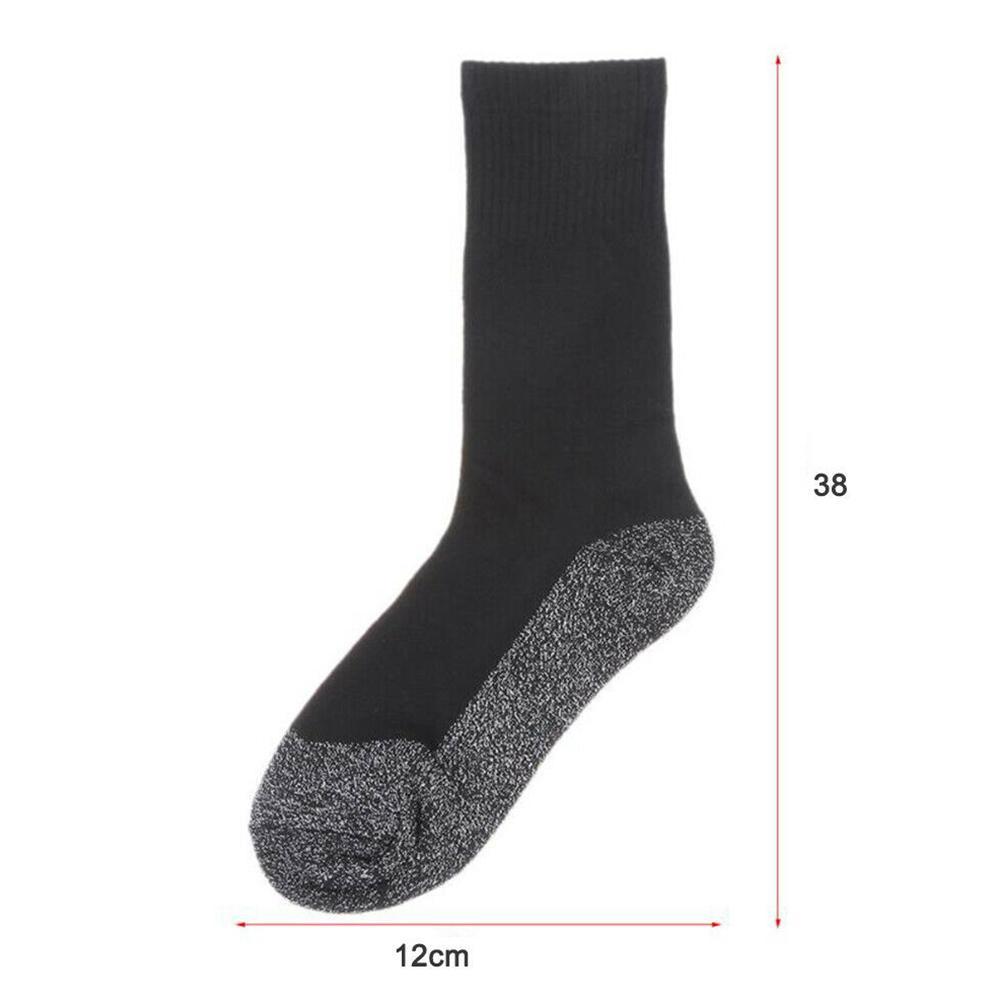 1 Pair 35 Below Winter Socks Aluminised Fibers Thermal Man Warm Long Women K8W5