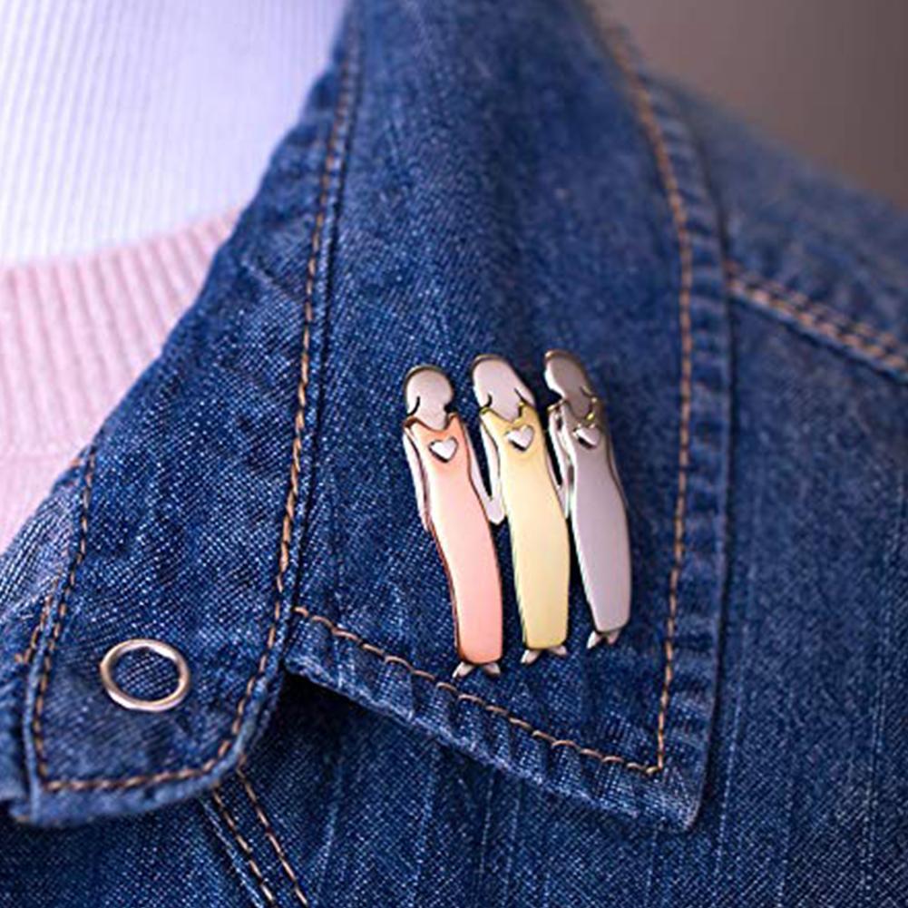 26 Sisters Pin Four Best Friends Pin Brooch BFF Pin Handmade Bro U2R9