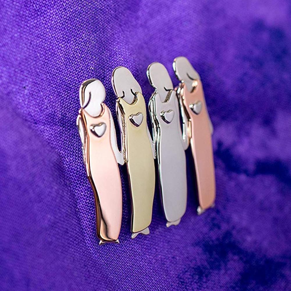 26 Sisters Pin Four Best Friends Pin Brooch BFF Pin Handmade Bro U2R9