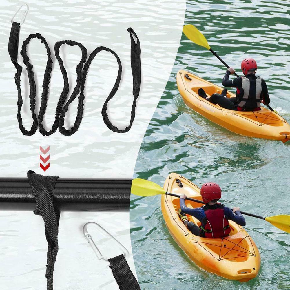 Paddelsicherung Sicherungsleine mit Haken Kajak Paddel Angelrute Paddle Leash