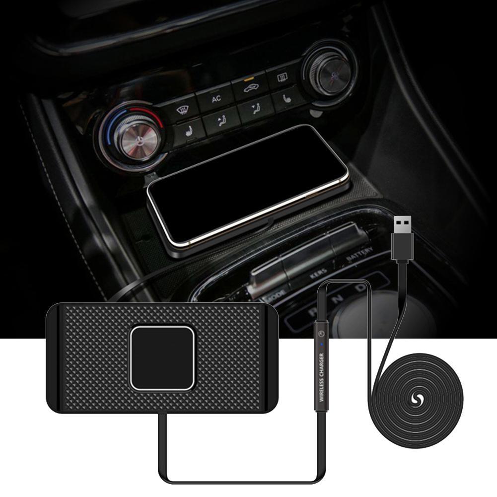 charging pad mat QI wireless Car phone charger fast for iPhone samsung